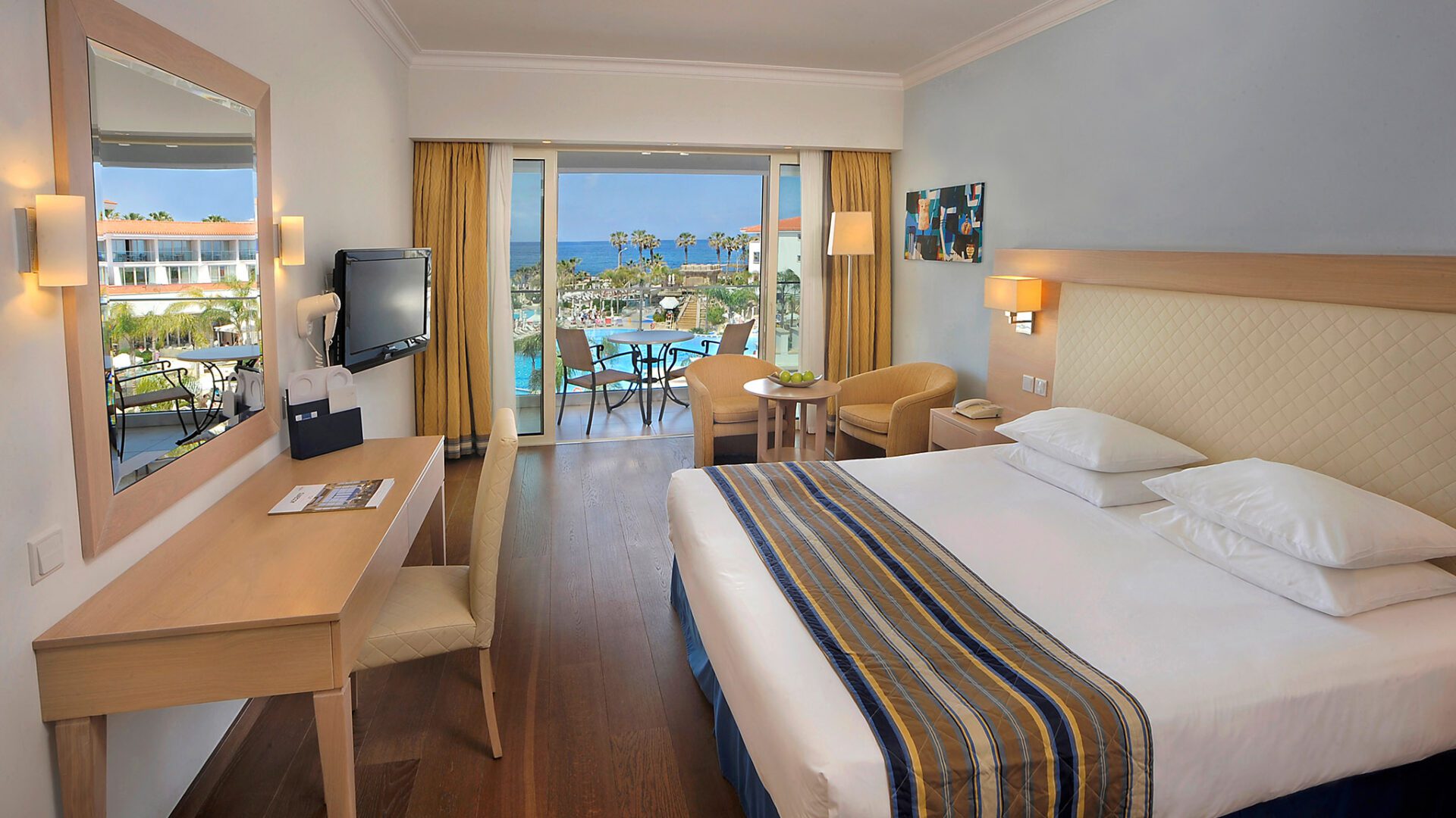 Deluxe Room Sea View at Olympic Lagoon Resorts, Paphos