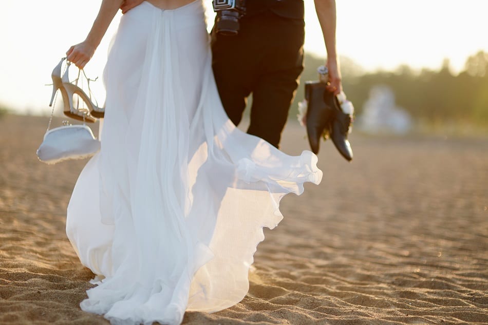 Laid-back Occasion, Wedding, Sand